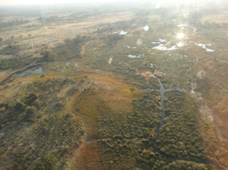 Okavango Delta - Vanuit de lucht