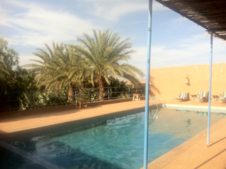 Marrakesh - Even afkoelen in de woestijn