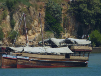 Kenia - uitzicht kamer Creekside hotel (City Blue)