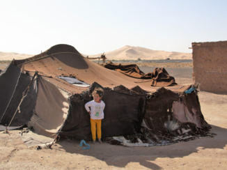 Marokko - Nomade meisje in de Sahara