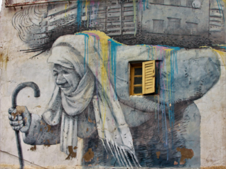 Marokko - Grafitie in Casablanca