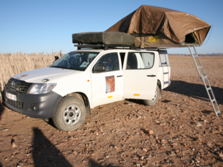 Camperroute Namibië in twee weken - Ons vervoer en onderkomen.