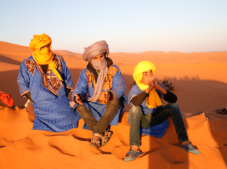 Marokko - zonsopgang in de woestijn