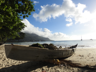 Seychellen - on the beach