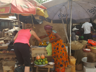 Ghana - lokale markt